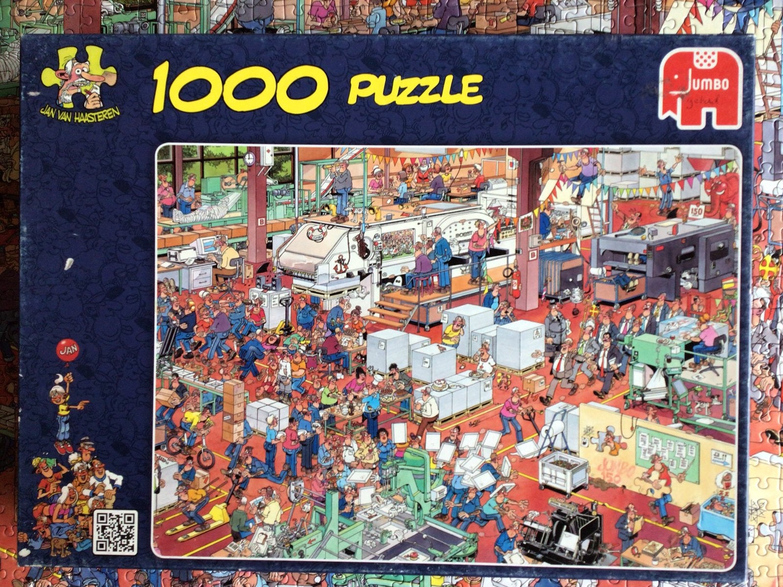 J.v.Haasteren puzzel. Jumbo 150 jaar. 1000 stukjes., Ophalen, 500 t/m 1500 stukjes, Zo goed als nieuw