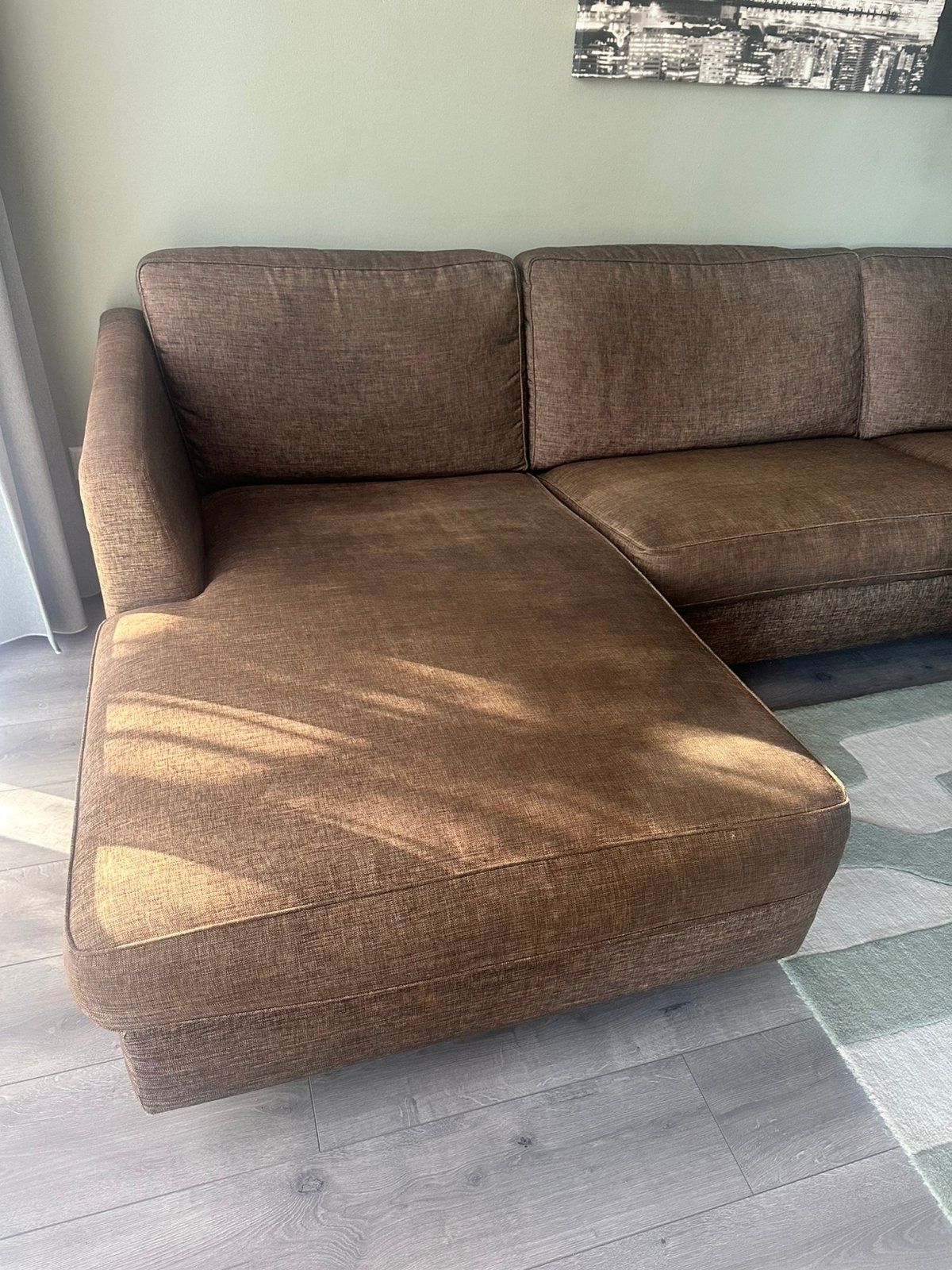 Hoekbank te koop, Ophalen, 250 tot 300 cm, Gebruikt, Machalke stof