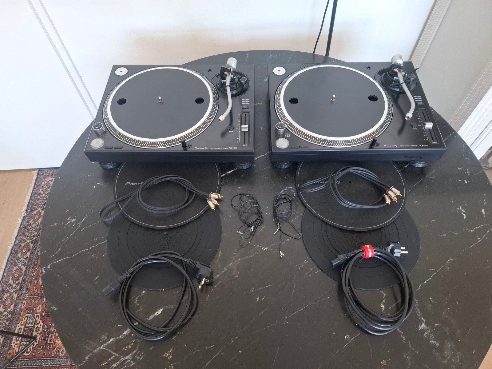 2x Pioneer PLX-1000 inclusief kabels en stofkappen, Ophalen, Pitch-regelaar, Zo goed als nieuw, Pioneer