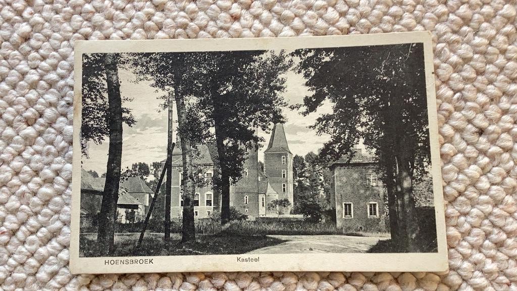 Ansichtkaart Hoensbroek Kasteel begin 1900. 914, Verzamelen, Ansichtkaarten | Nederland, Ophalen of Verzenden, Voor 1920, Gelopen