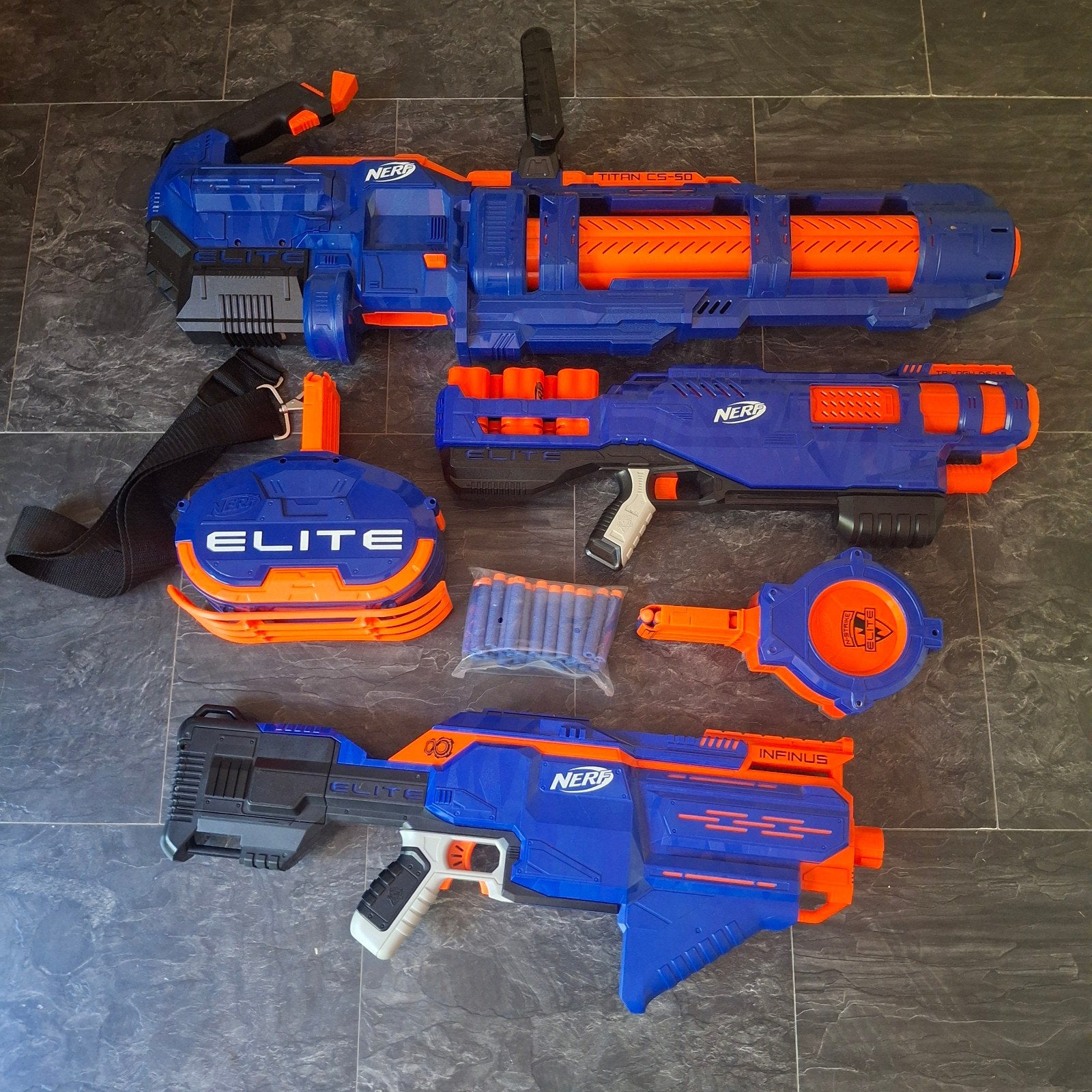Diverse nerf elite geweren, Ophalen of Verzenden, Gebruikt