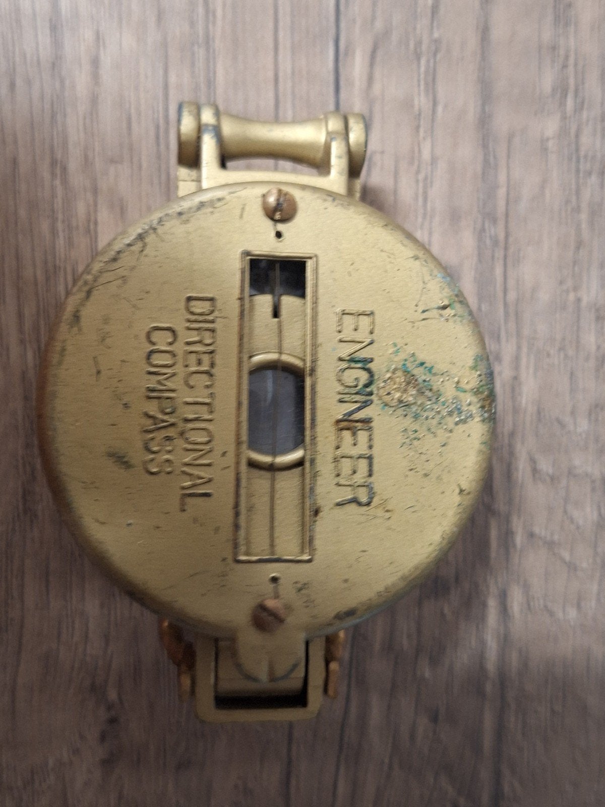 Vintage WO2 Engineer Directional Kompas - Messing, Ophalen of Verzenden, Gebruikt