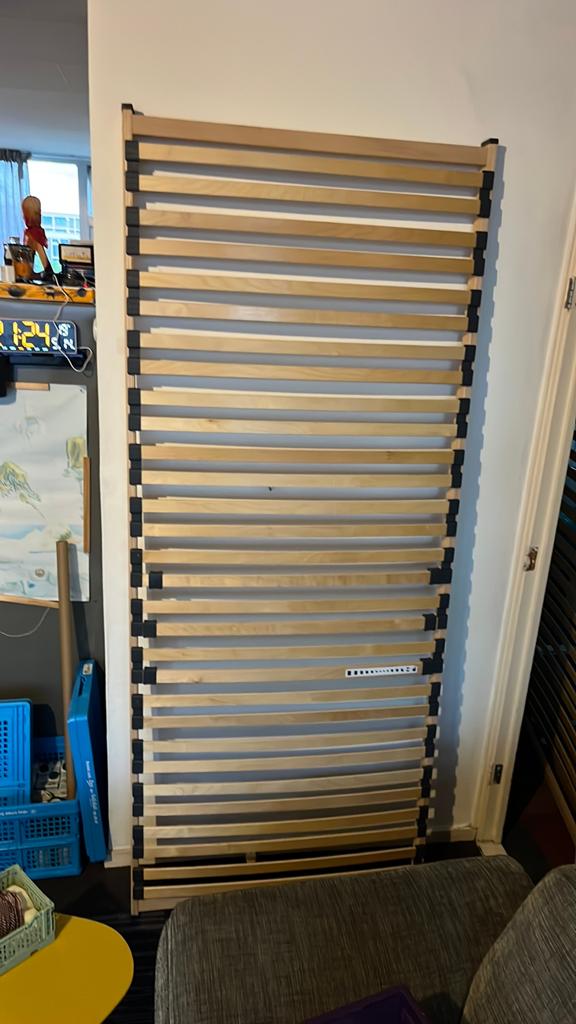 90x220cm bedbodems (tweemaal), Ophalen, 90 cm, Eenpersoons, Nieuw
