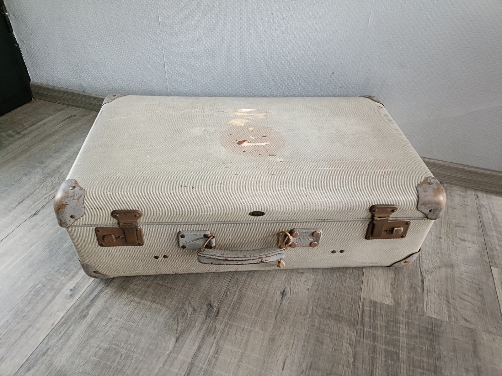 Vintage Koffer - 40x65x20 cm, 60 tot 70 cm, Overige materialen, Gebruikt, Slot