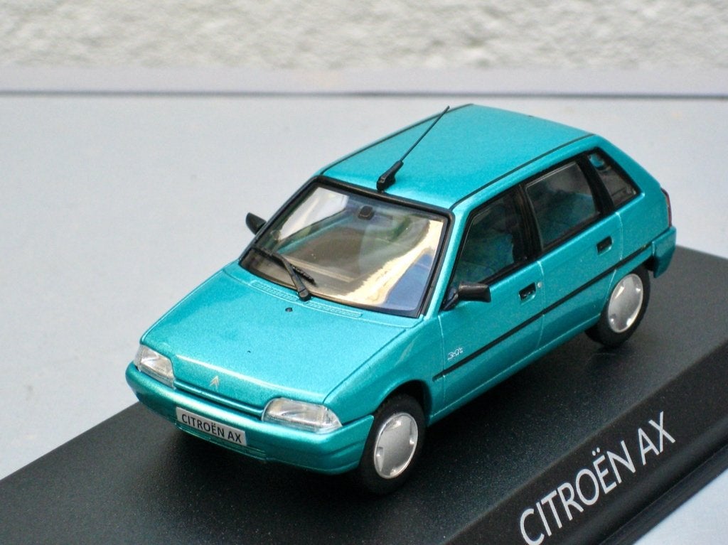 Citroen AX Spot 5-deurs groen of wit Norev 1:43, Hobby en Vrije tijd, Modelauto's | 1:43, Ophalen of Verzenden, Nieuw, Auto, Norev