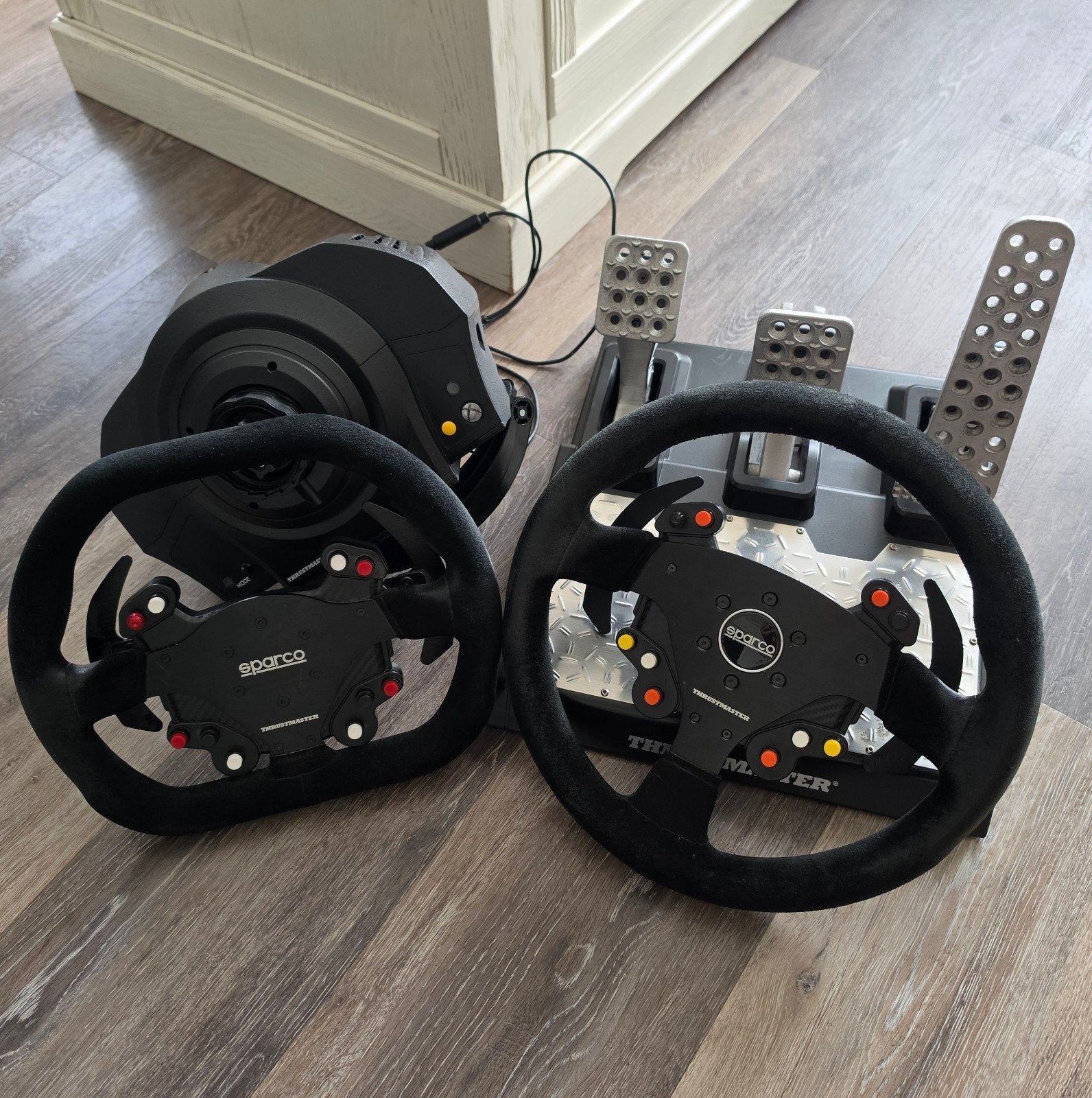 Complete Thrustmaster Sim Racing Set - Sparco accessories, Ophalen of Verzenden, Overige merken, Gebruikt