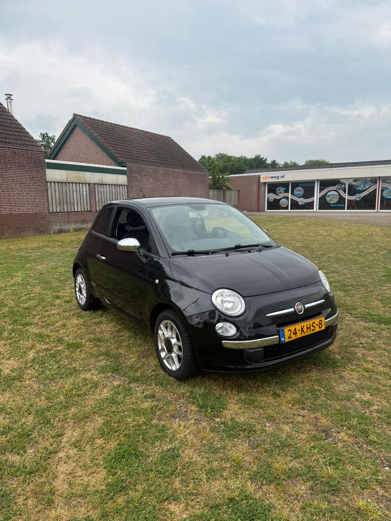 Fiat 500 1.2 sport AUTOMAAT, Auto's, Fiat, Euro 5, 4 cilinders, Zwart, Particulier
