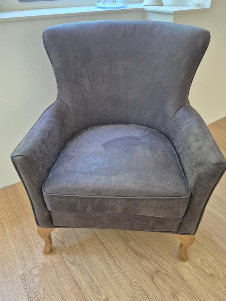 Riviera Maision fateuil, Ophalen, Zo goed als nieuw, 75 tot 100 cm, Leer