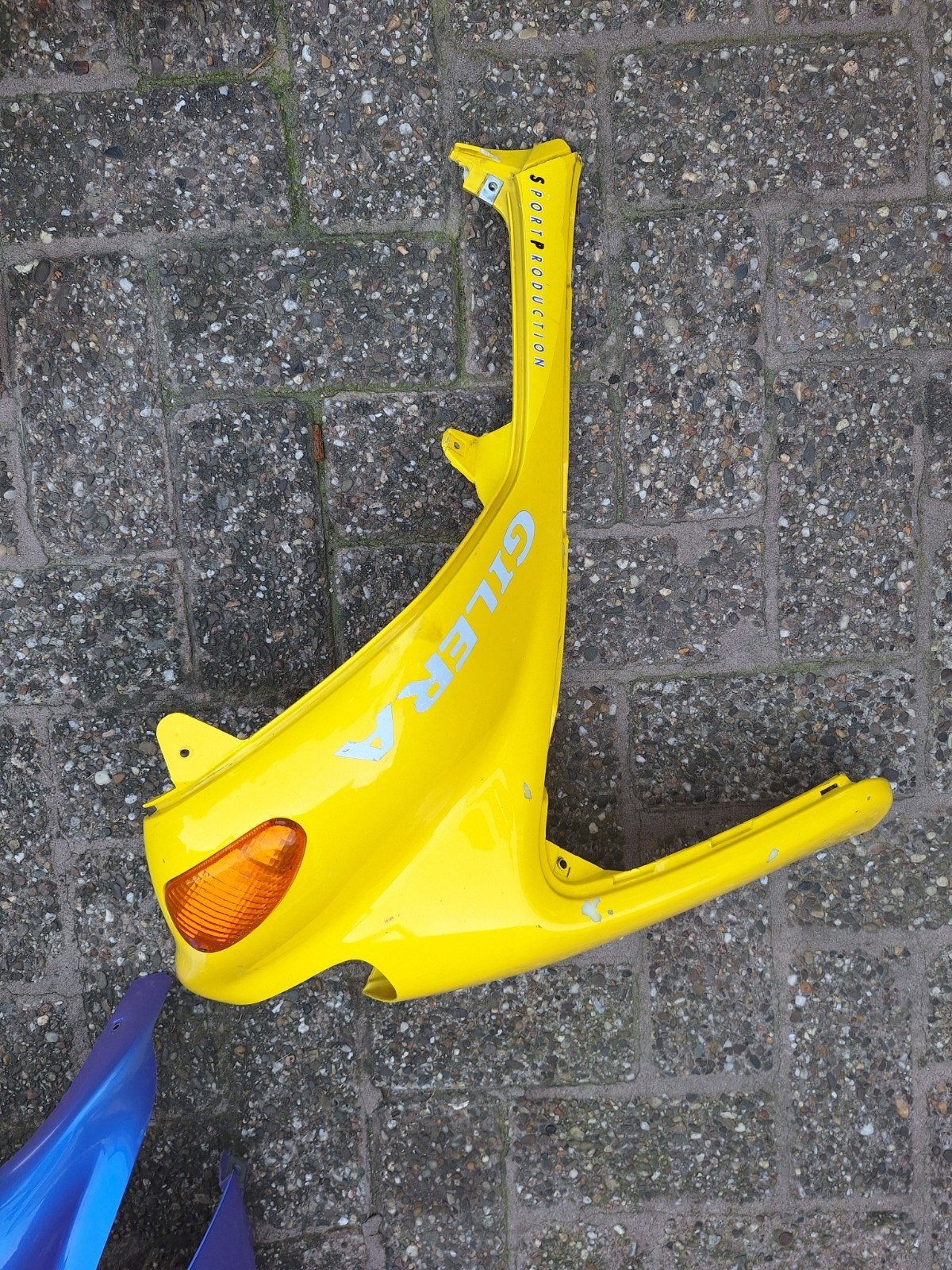 Gilera Runner voorkap paars/blauw met knipperlicht, Ophalen of Verzenden, Gebruikt, Kap, Overige merken