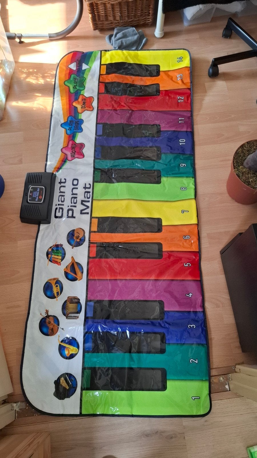 N-GEAR Kids XXL Piano Dance Mat - Giant Piano Mat, Kinderen en Baby's, Ophalen of Verzenden, Zo goed als nieuw, Overige typen