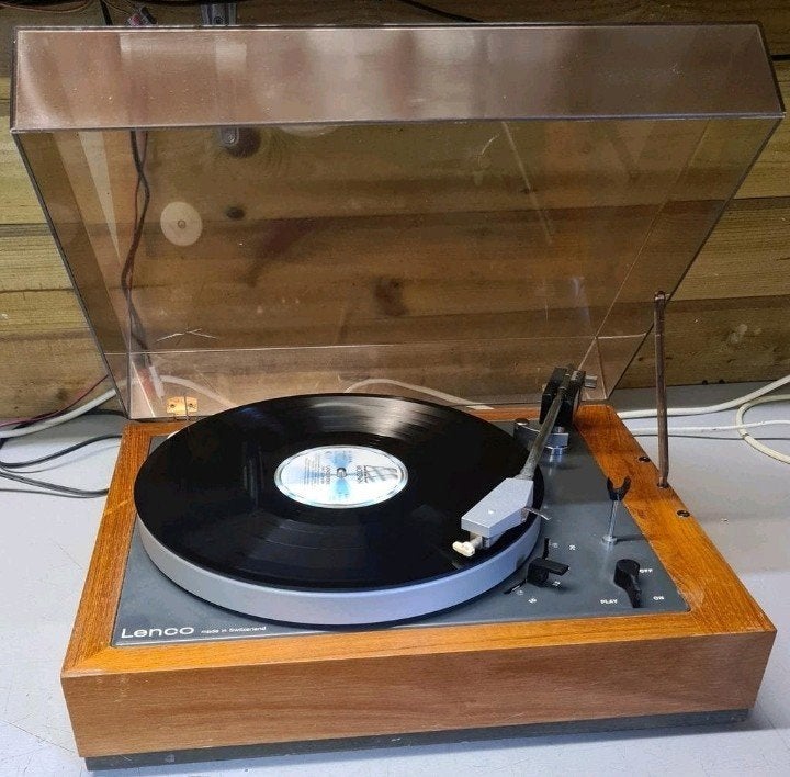 Lenco platenspeler B52 MK2 vintage + shure m75 element, Ophalen of Verzenden, Overige merken