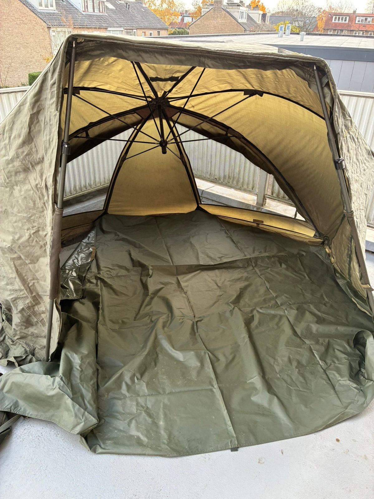 Nash groundhog brolly full option, Ophalen, Gebruikt, Complete set