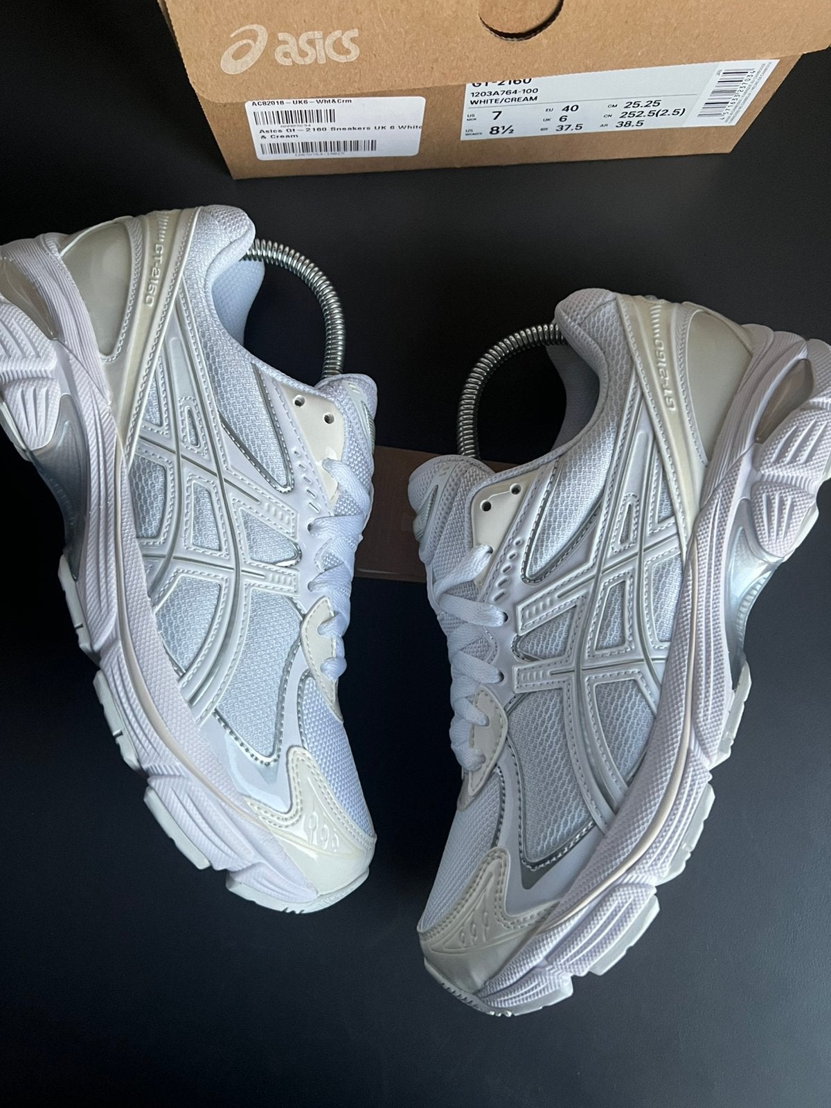 Asics Gt-2160 White & Cream - Maat 40, Wit, Nieuw, Ophalen of Verzenden, Sneakers of Gympen