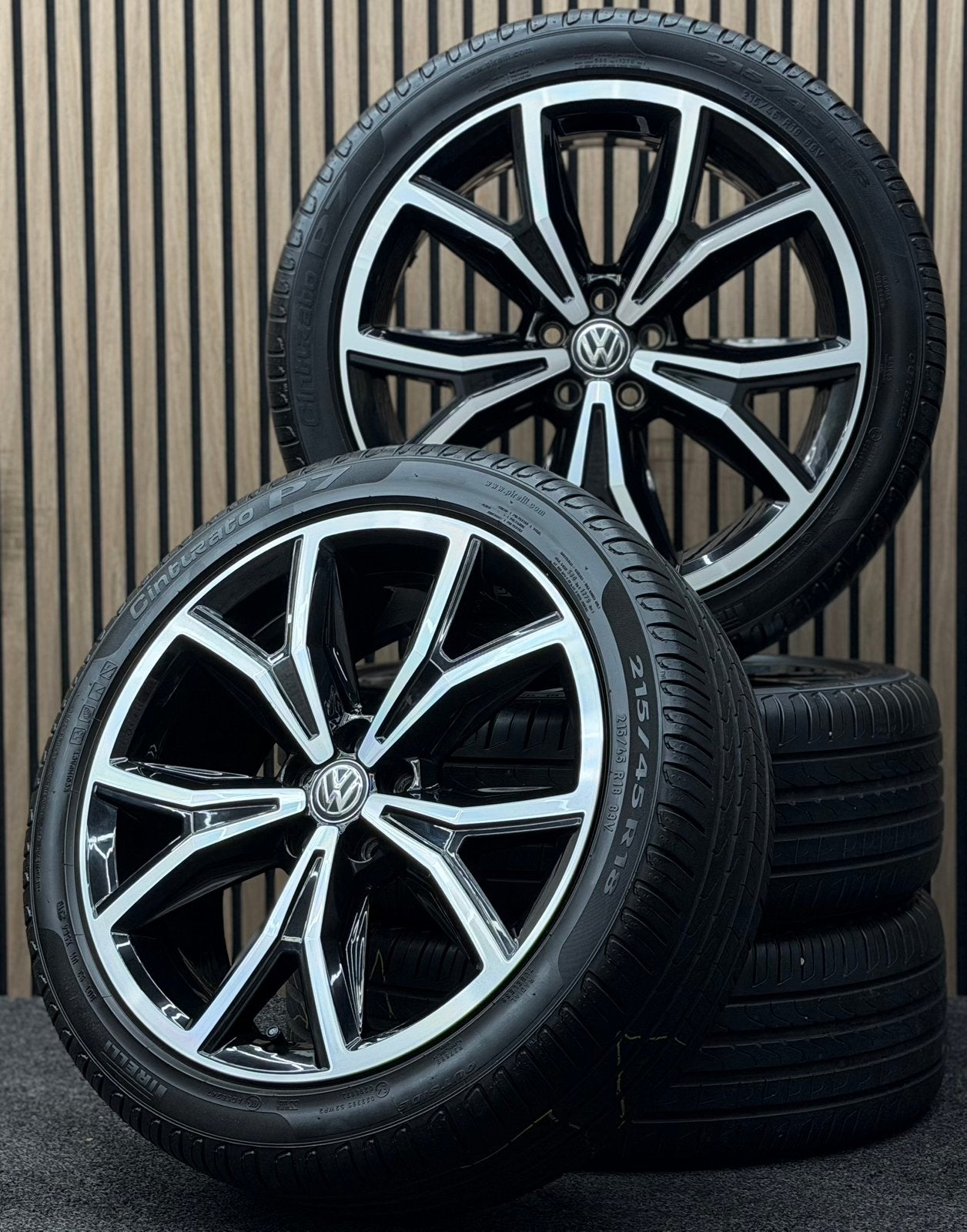 Originele 18 inch VW T-Cross Taigo Köln 5x100 ET39 Pirelli, Ophalen, 18 inch, 215 mm, .