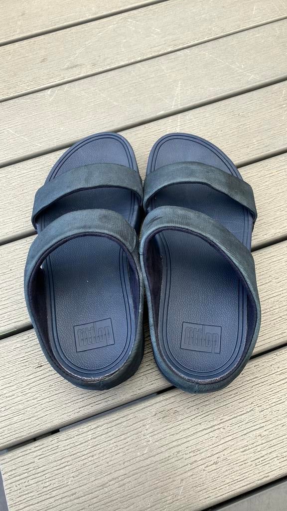 Fitflop maat 37 Slechts paar keer gedragen, Kleding | Dames, Schoenen, Slippers, Blauw, Ophalen of Verzenden, Zo goed als nieuw