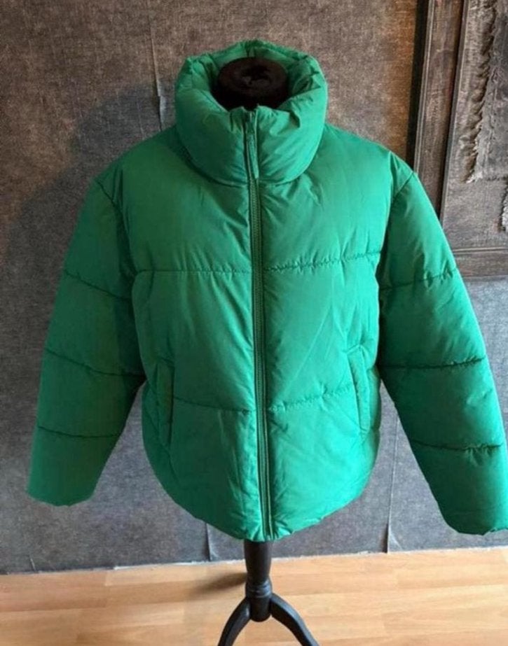 Clockhouse appeltjesgroene puffer winterjas mt 44 NIEUW, Ophalen of Verzenden, Nieuw, Maat 42/44 (L), Groen