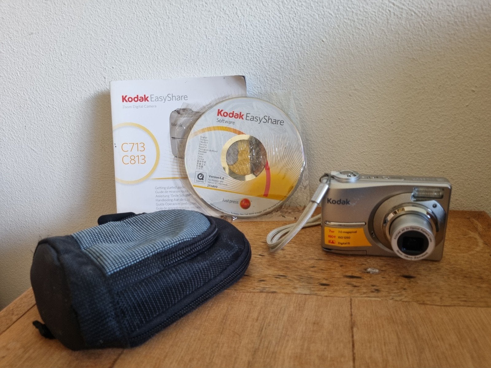 Kodak EasyShare C713 Digitale Camera - 7.0 MP getest, Audio, Tv en Foto, Ingebouwde flitser, Gebruikt, Ophalen of Verzenden, 4 t/m 7 keer