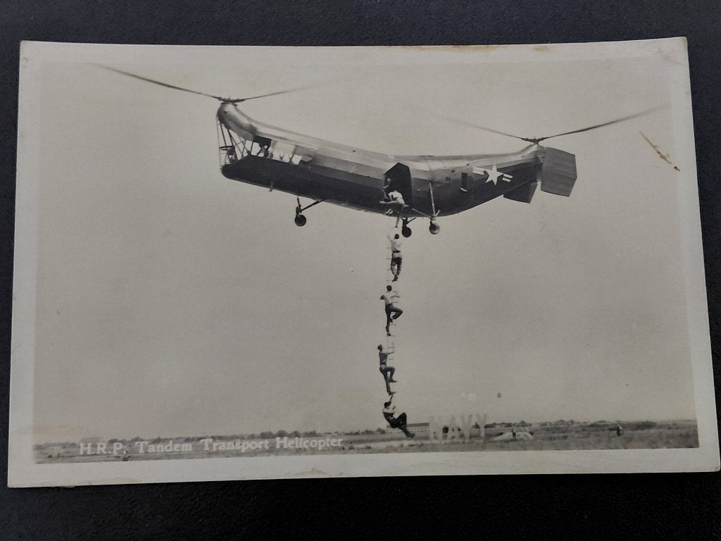 HRP Transport Helicopter, ongelopen, fotokaart., Verzenden, 1940 tot 1960, Ongelopen, Voertuig