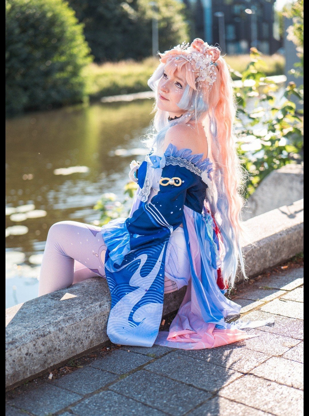 Kokomi cosplay, Hobby en Vrije tijd, Ophalen of Verzenden, Zo goed als nieuw, Overige typen