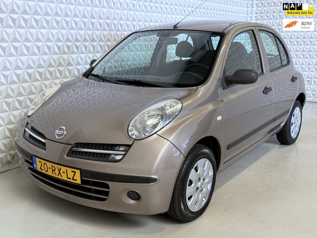 Nissan Micra 1.2 Otazu 5-deurs AIRCO / 149.000km (2005), Auto's, 4 cilinders, Bruin, Origineel Nederlands, Handgeschakeld
