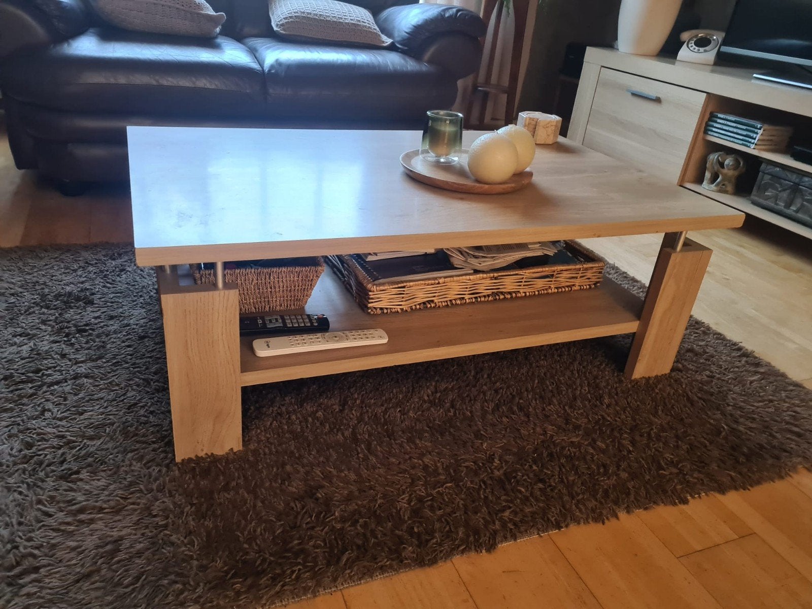Salontafel, Ophalen, Rechthoekig, 100 tot 150 cm, 50 tot 100 cm