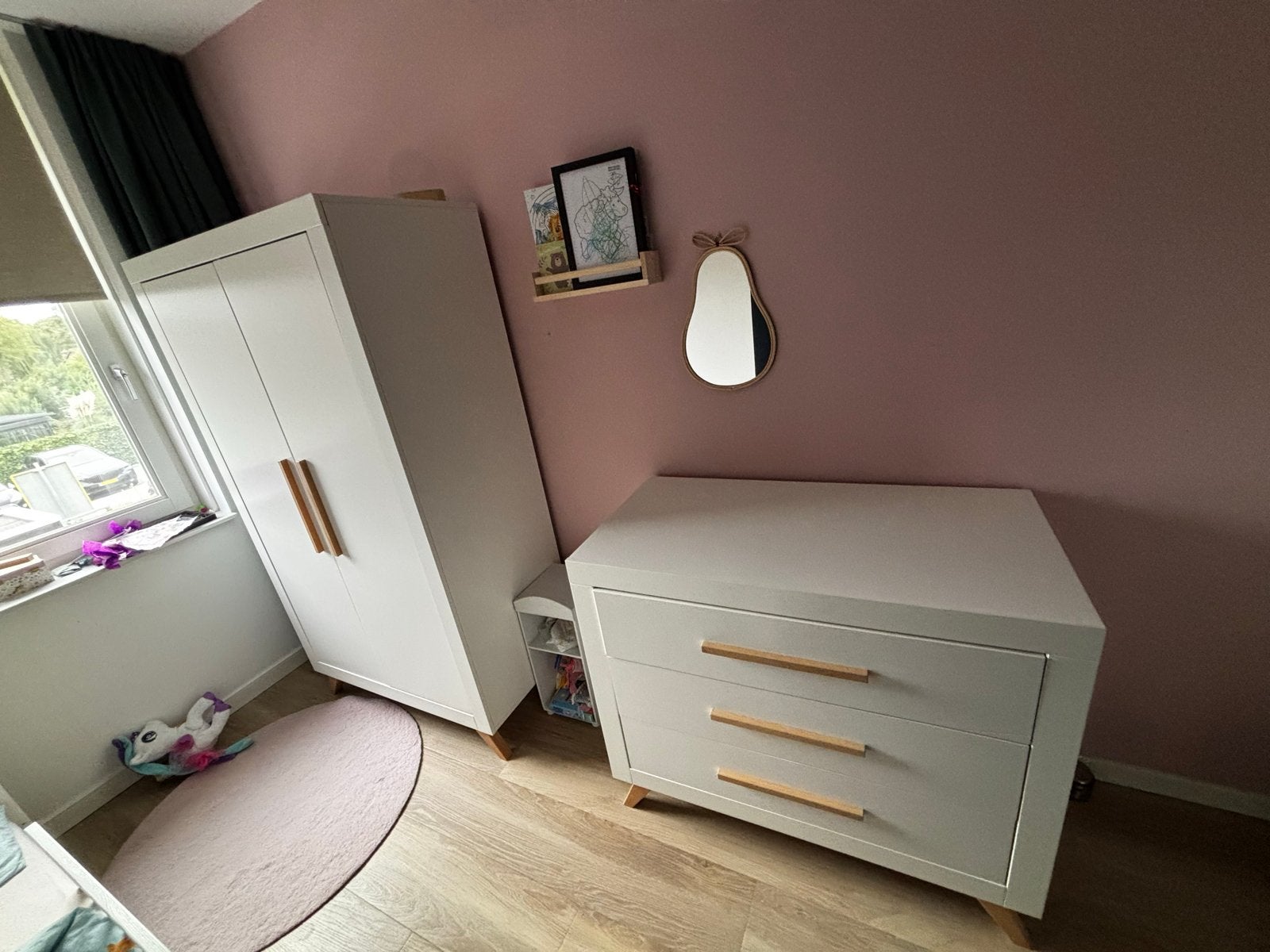 Bopita fenna Witte commode en kledingkast, Ophalen, 50 tot 70 cm, 100 cm of meer, Zo goed als nieuw
