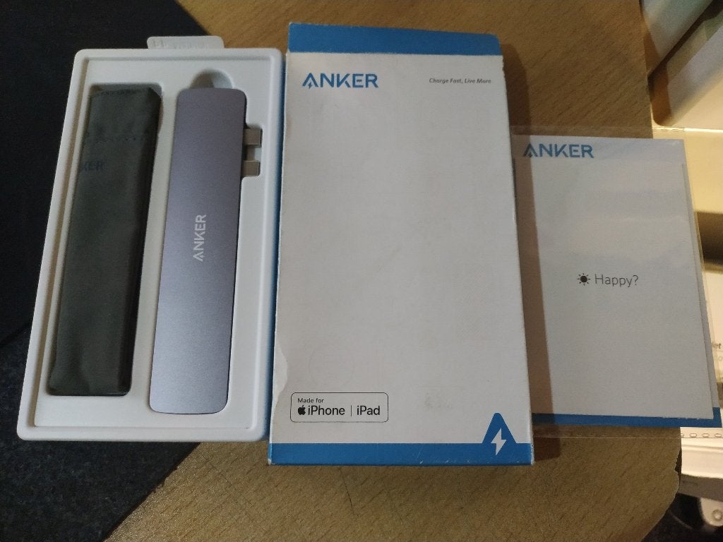 Anker Usb C Hub Voor Macbook 8-In-2 Usb C Adapter, Ophalen of Verzenden, Nieuw, USB-hub, Laptop