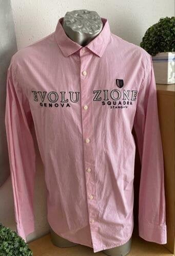 Stangata overhemd maat XL [vm], Ophalen of Verzenden, Zo goed als nieuw, Roze, Halswijdte 43/44 (XL)