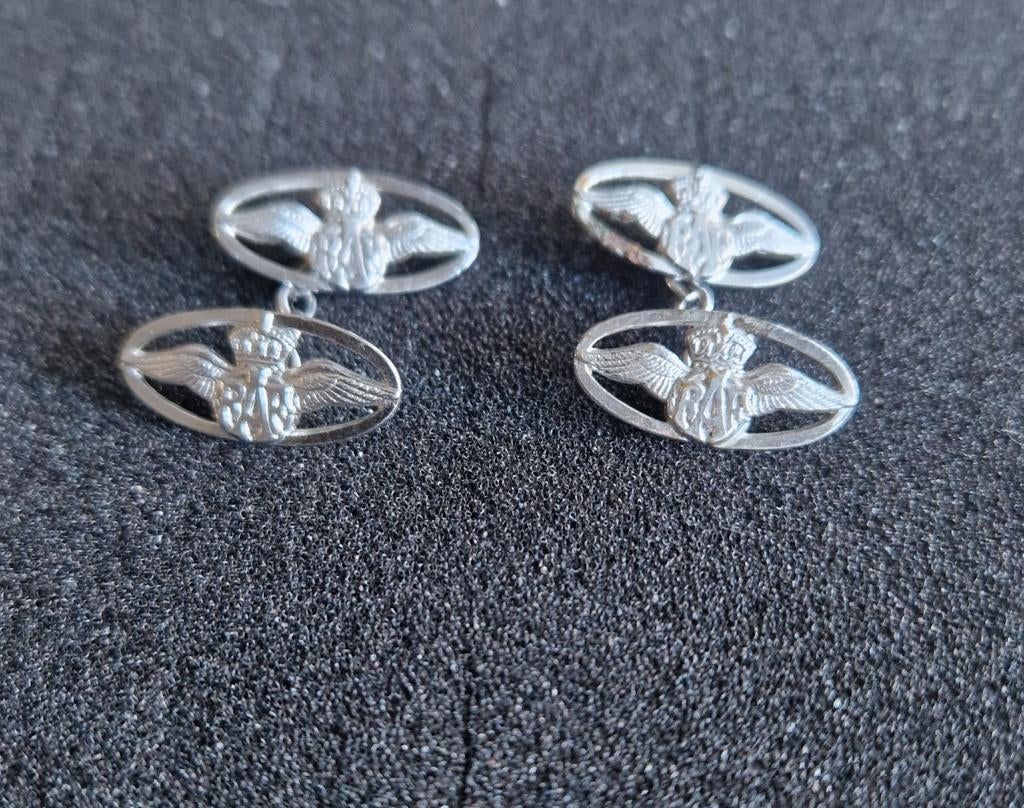 Royal Air Force cufflinks, Ophalen of Verzenden, Luchtmacht, Engeland