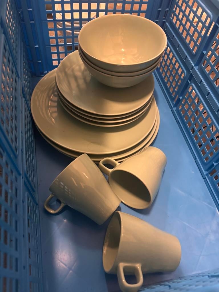 IKEA servies set mintgroen – borden, kommen & mokken, Huis en Inrichting, Keuken | Servies, Zo goed als nieuw, Overige typen, Overige stijlen