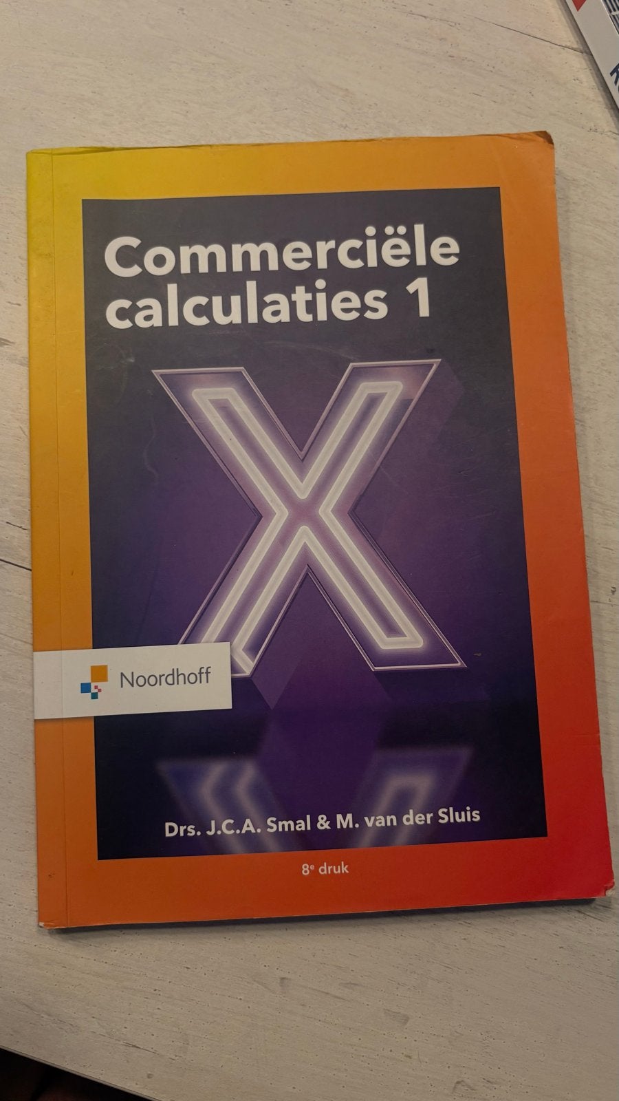 Commerciële calculaties 1 - Drs. J.C.A. Smal & M. van der Sl, Ophalen of Verzenden, Gamma, Zo goed als nieuw, HBO