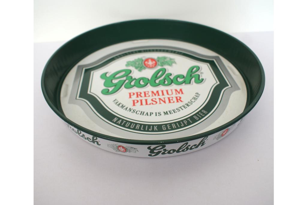 Grolsch dienblad vintage, Ophalen of Verzenden, Gebruikt, Overige typen, Grolsch