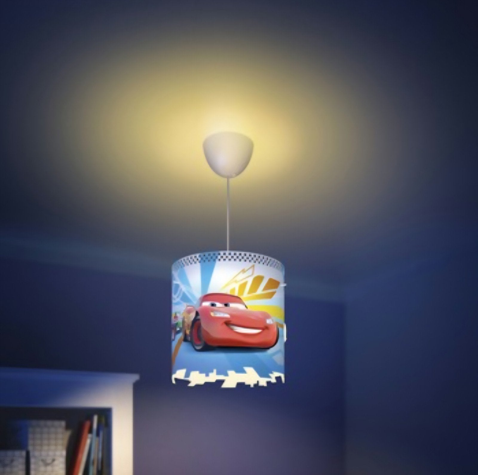 Disney hanglamp Cars auto, Ophalen of Verzenden, Overige figuren, Zo goed als nieuw, Overige typen
