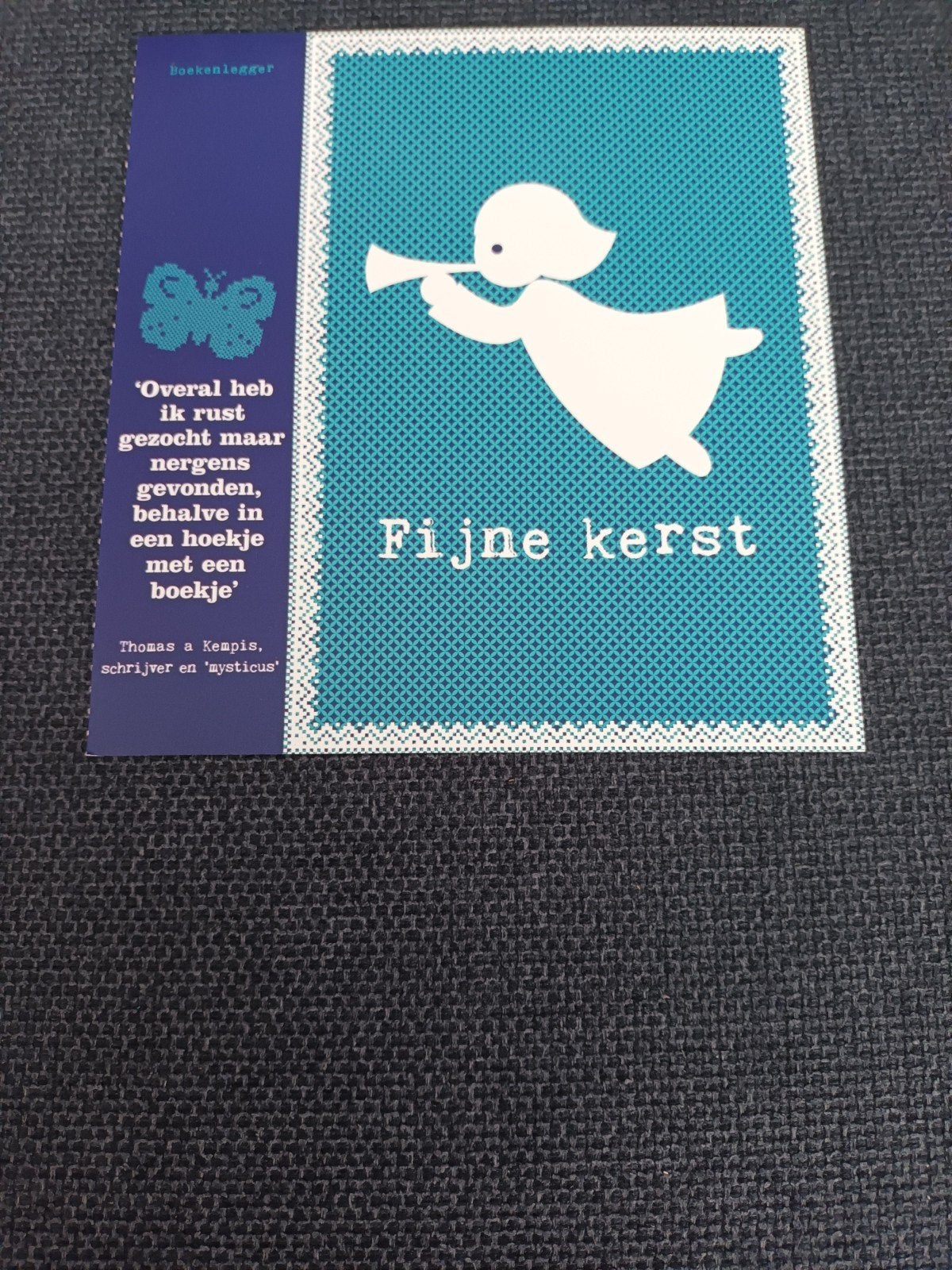 kerst kaart + boekenlegger, Ophalen of Verzenden, Nieuw