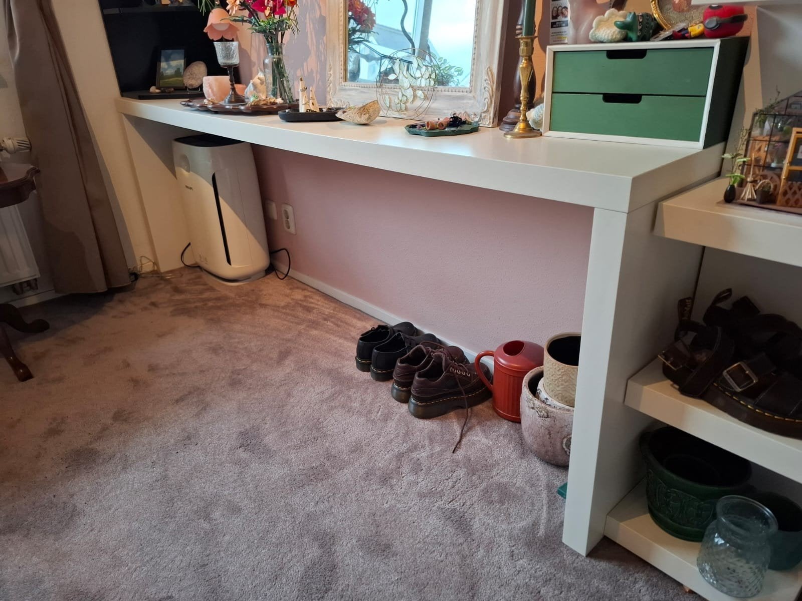 ikea malm bedtafel /sidetable, Ophalen, Gebruikt, 200 cm of meer, 25 tot 50 cm