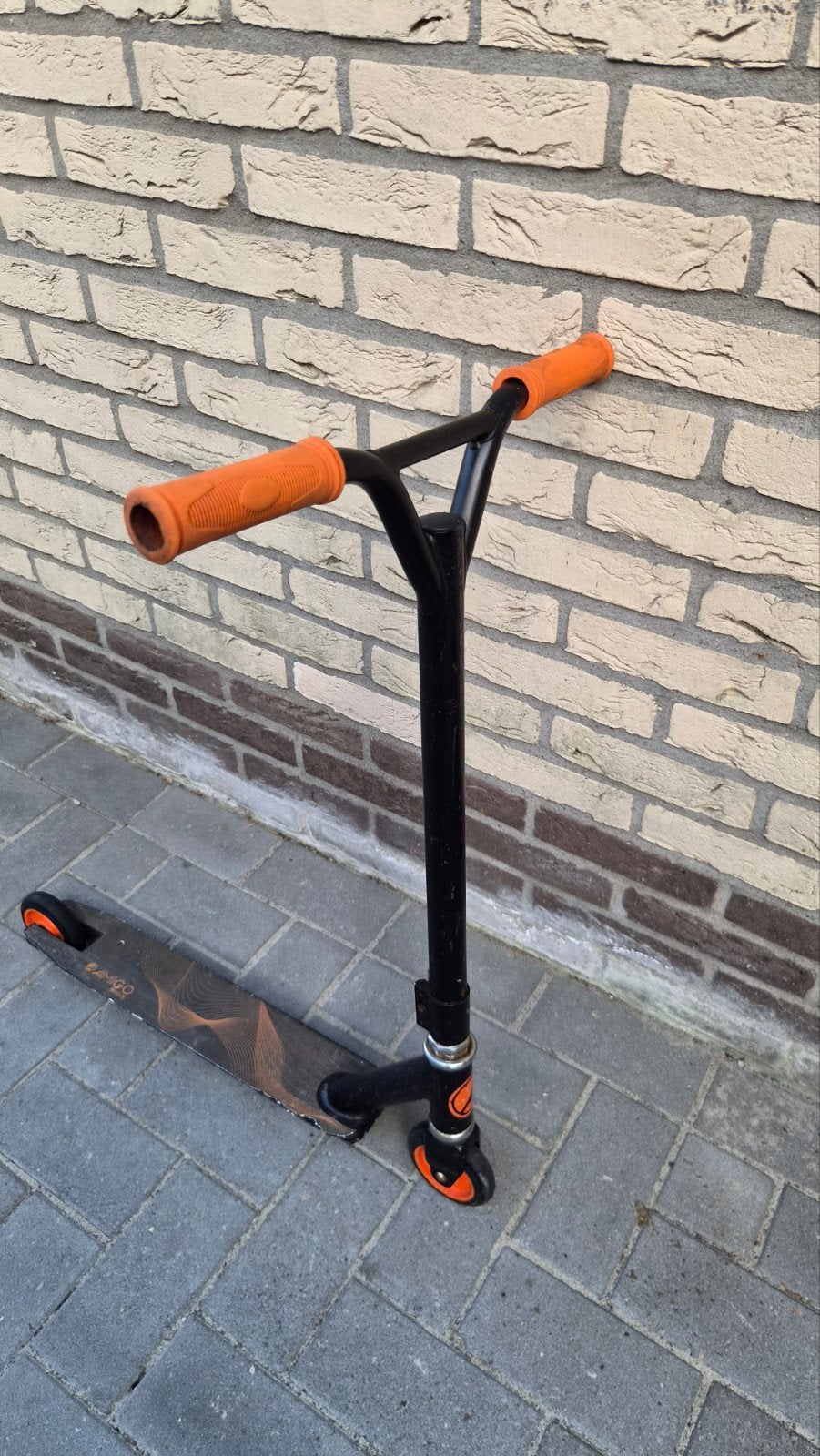 Amigo Wave Stuntstep - Oranje/Zwart, Gebruikt maar Netjes, Ophalen of Verzenden, Gebruikt, Gewone step, Amigo