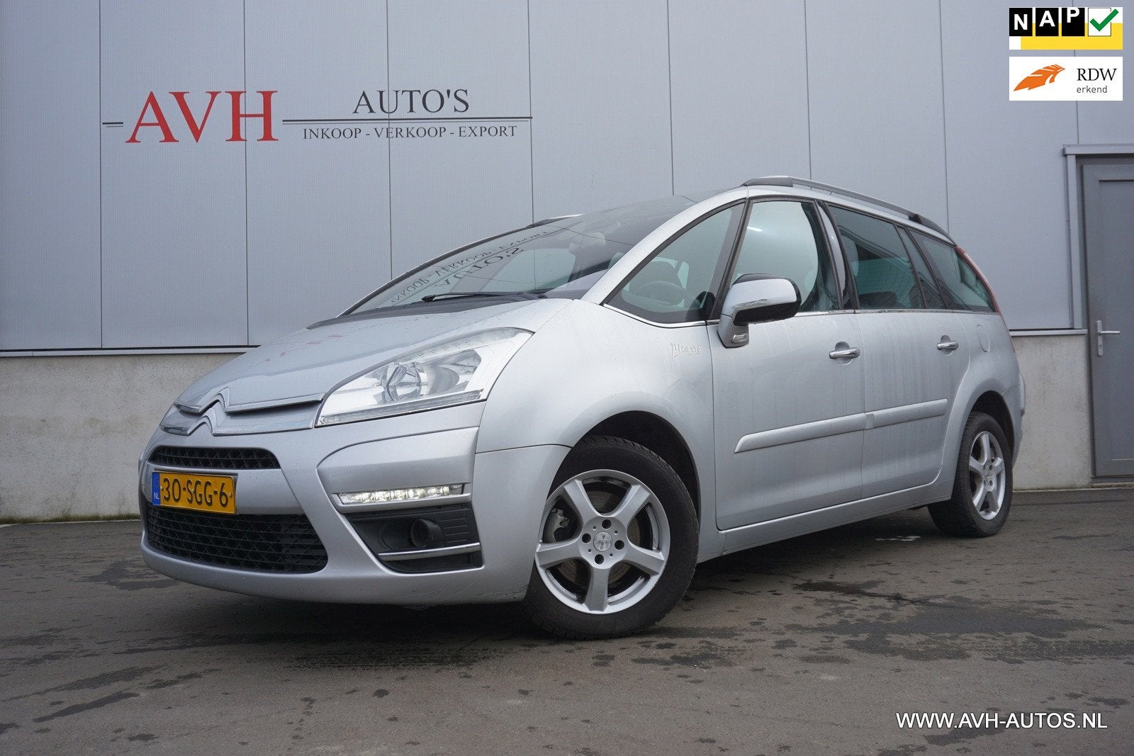 Citroen Grand C4 Picasso 2.0 HDi Ligne Business EGS 7P, Rest, Auto's, Euro 5, Stof, Gebruikt, 4 cilinders