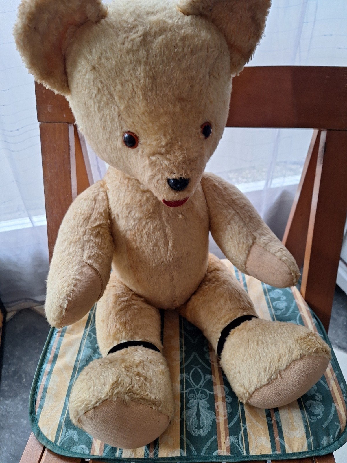 Vintage teddybeer, Ophalen, Gebruikt, Stoffen beer, Overige merken