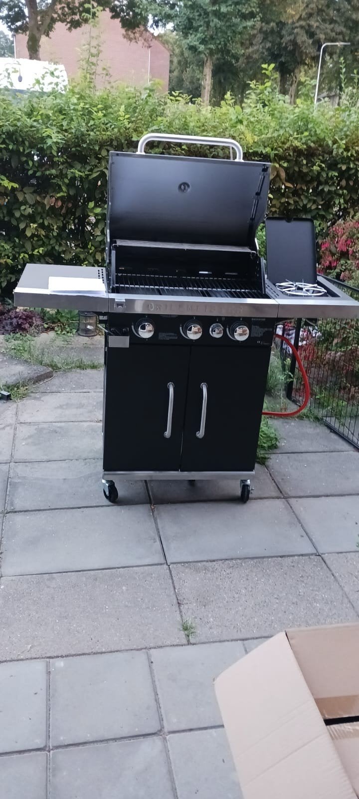 mooie gloednieuwe bbq/buitenkeuken met toebehoren, Ophalen, Nieuw, Grill Meister