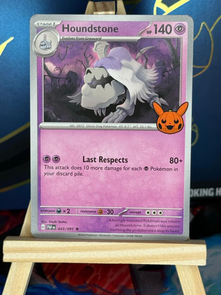 Houndstone #43 | Pokemon Trick or Trade 2024, Ophalen of Verzenden, Zo goed als nieuw, Losse kaart