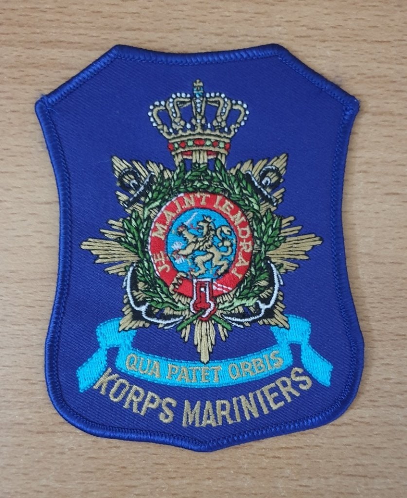 Vintage Mariniers Badge Vintage, Ophalen of Verzenden, Marine, Nederland, Embleem of Badge