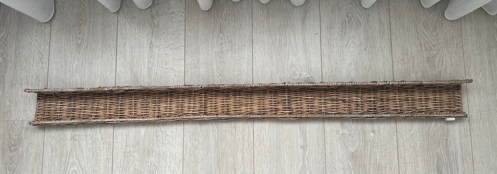 Z.g.a.n. Rivièra Maison Rustic Rattan Wandplank 115 x6 cm, Huis en Inrichting, Woonaccessoires | Wandplanken en Boekenplanken