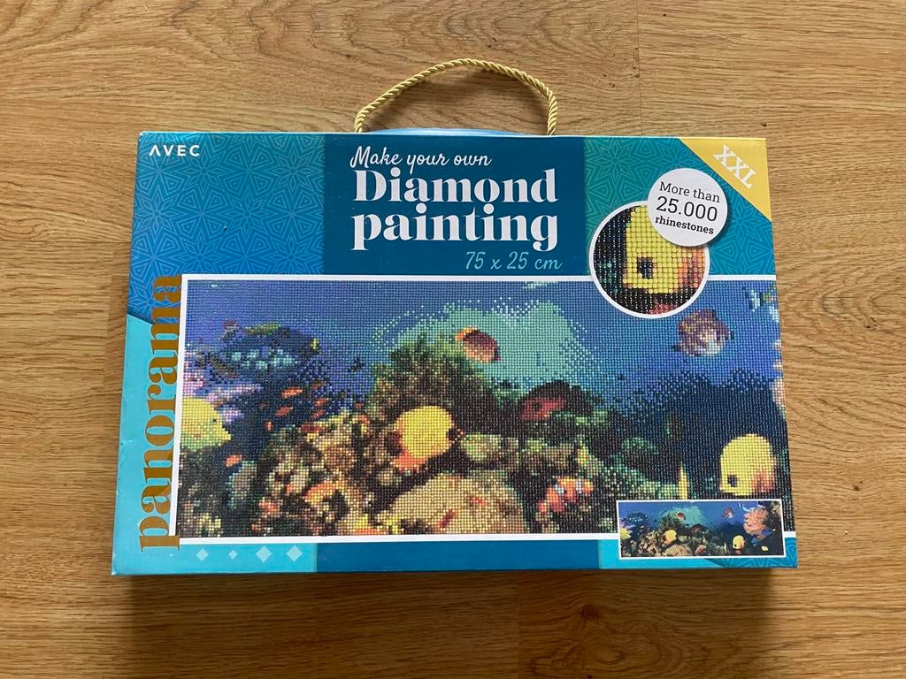Mooie Daimond Painting, Hobby en Vrije tijd, Knutselen, Zee en Strand, Diamond painting, Nieuw, Meerkleurig
