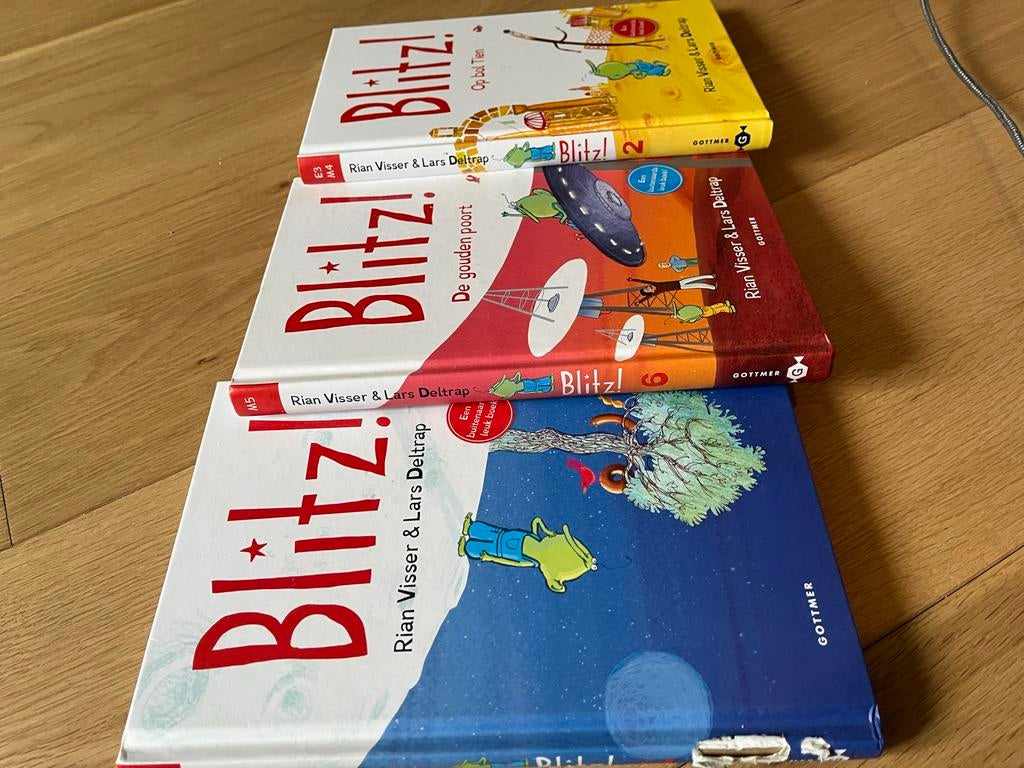 BLITZ BOEKEN 1, 2 EN 6 - Buitenaards leuke leesboeken, Boeken, Kinderboeken | Jeugd | onder 10 jaar, Ophalen of Verzenden, Zo goed als nieuw