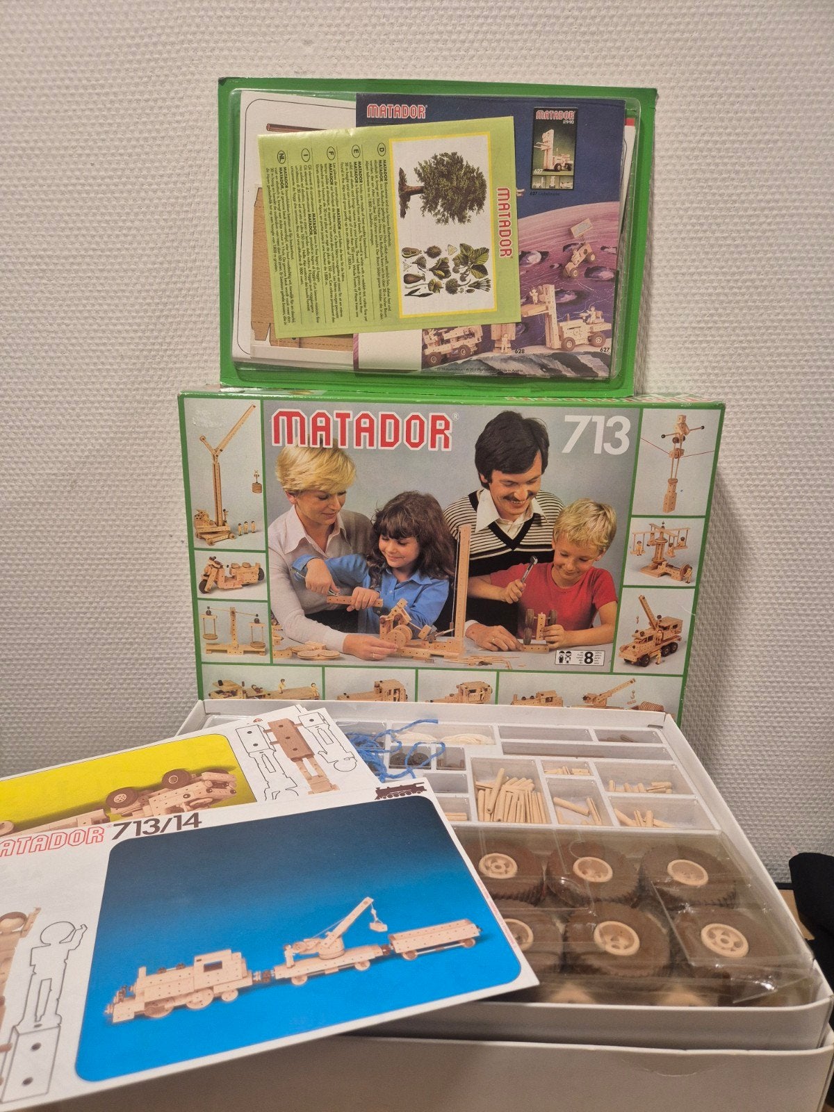 Matador 713 Houten Bouwset - Educatief Speelgoed, Ophalen of Verzenden, Gebruikt