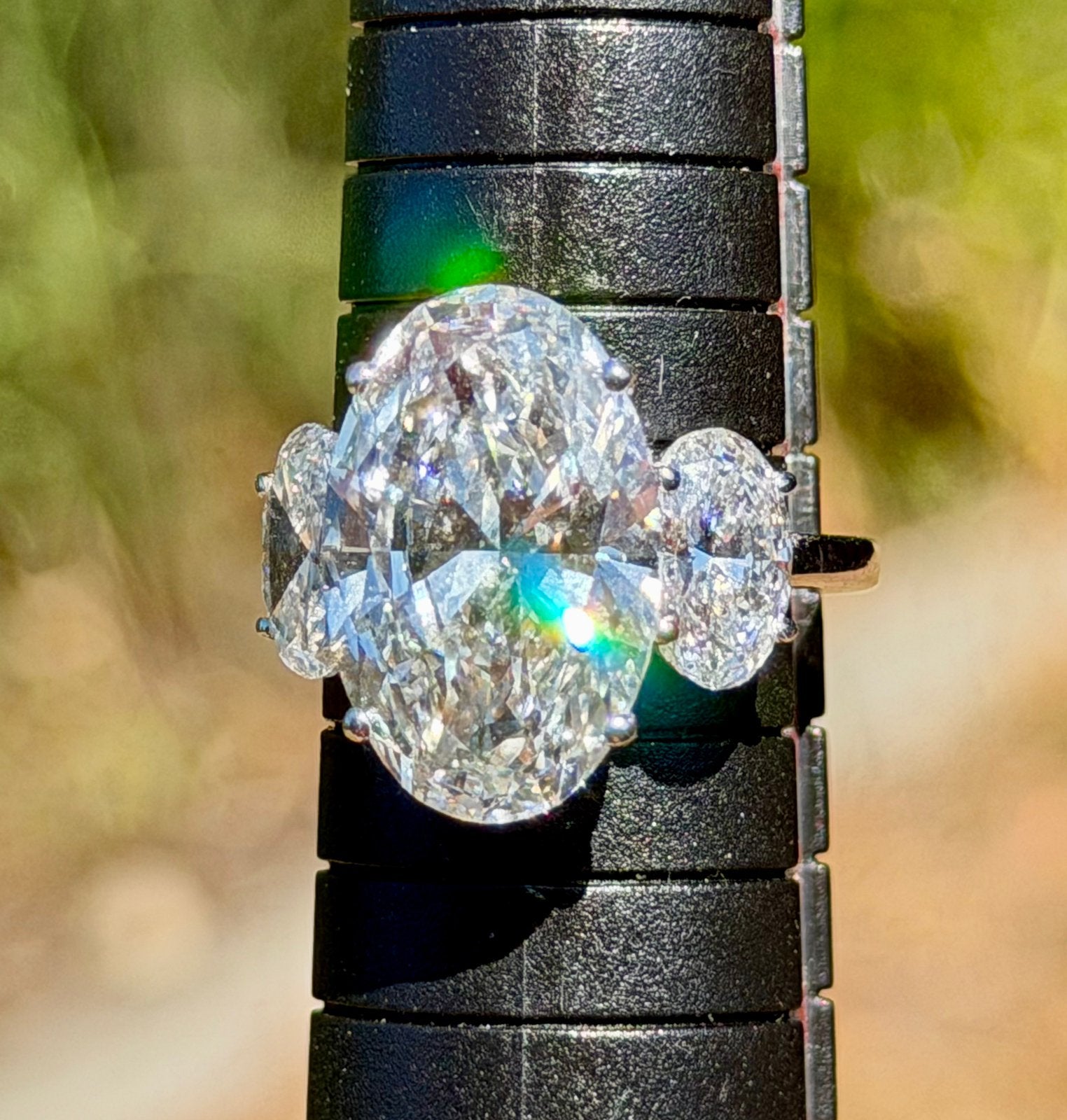 Nieuwe witgouden ring VS1 diamant 9.05ct! winkelprijs €17500, Nieuw, Ophalen of Verzenden, 17 tot 18, Met edelsteen