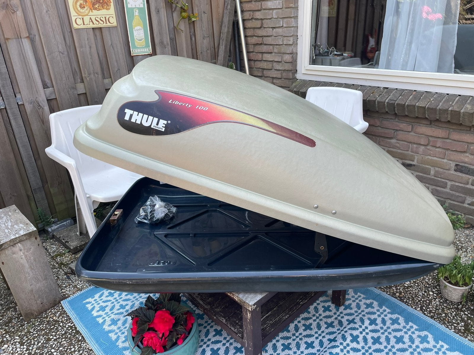 Dakkoffer thule, Ophalen, Gebruikt