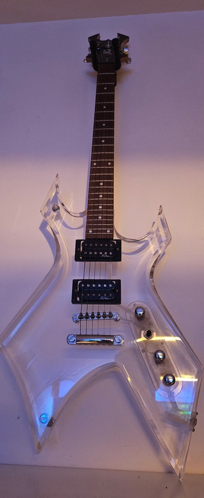 B.C. Rich Warlock Elektrische Gitaar - Perspex Body, Muziek en Instrumenten, Ophalen, Gebruikt, Solid body, Overige merken