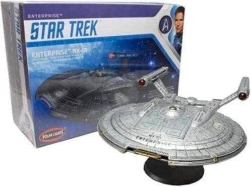 Star Trek Enterprise NX-01 - Model Kit - Polar Lights, 1:50 tot 1:144, Ophalen of Verzenden, Eiberstraat 9 te Dokkum, Foto Meinema
