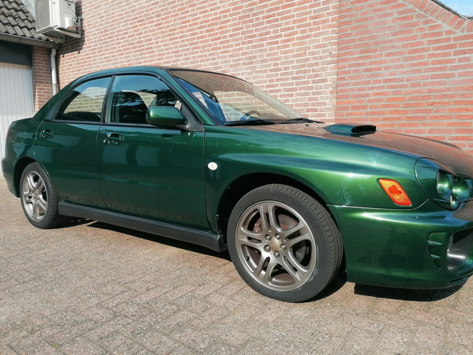 Subaru Impreza 2.0 Turbo WRX AWD 2004 Groen, Auto's, 1994 cc, 1340 kg, 4 cilinders, Metallic lak